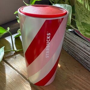 🎅 Starbucks Peppermint Swirl Holiday Tumbler 12 oz 2022